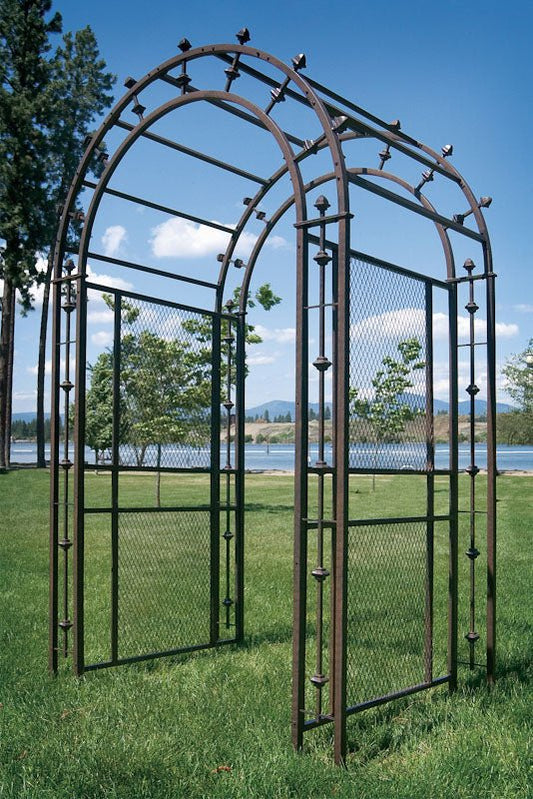 Metal Garden Arbor vs. Metal Garden Trellis Archway