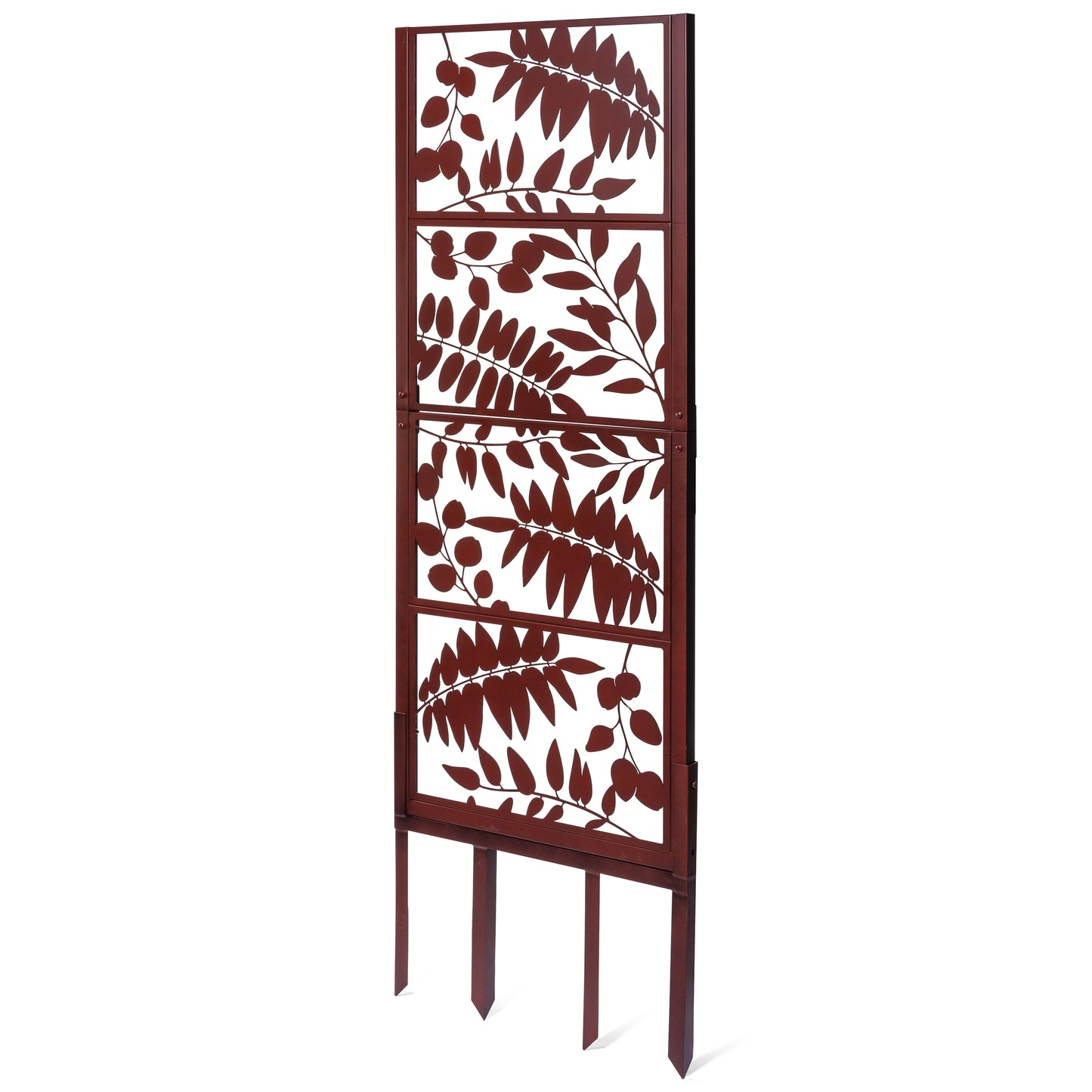 H Potter Garden Trellis Privacy Screen: Climbing Plants, Outdoor Patio, Decorative Metal Panel