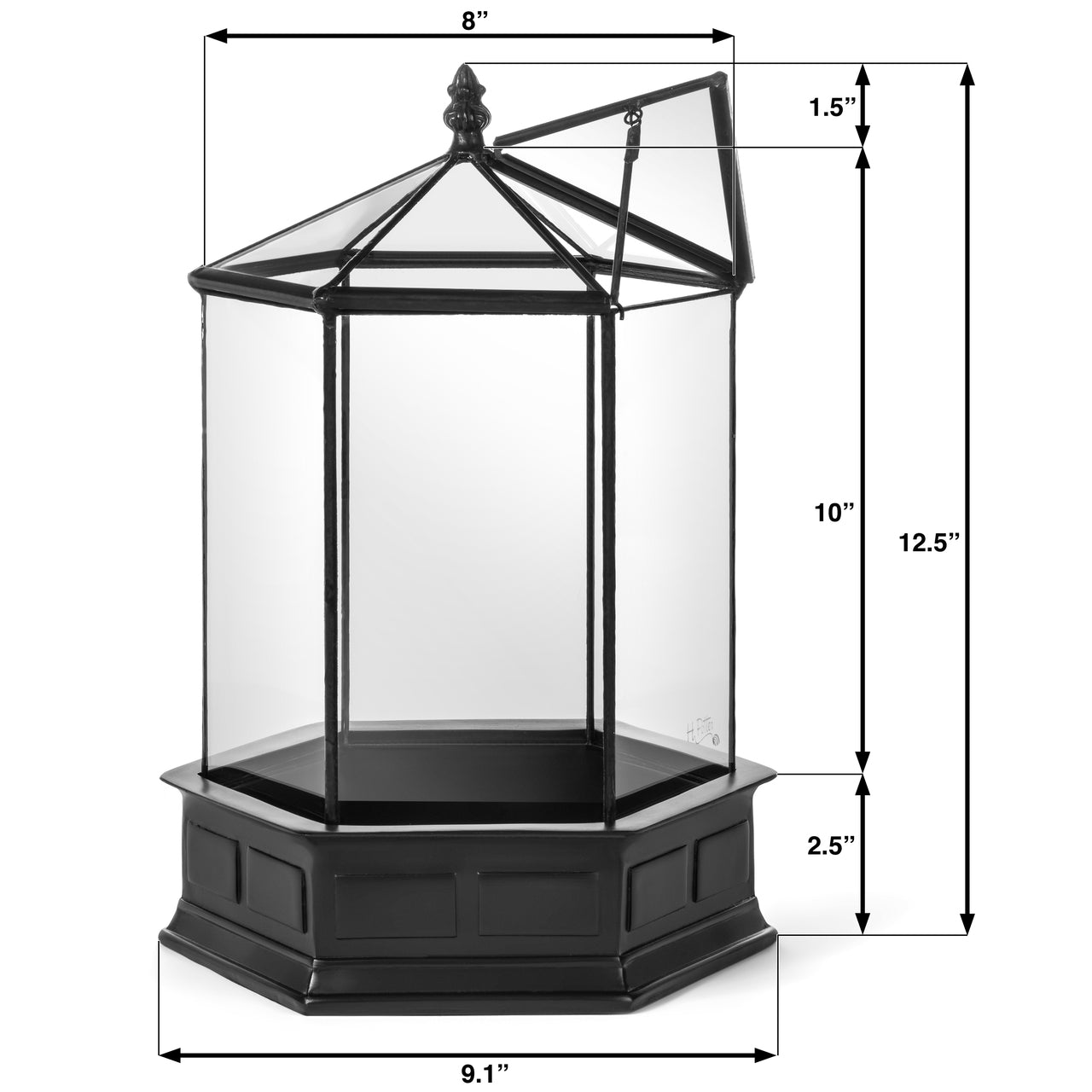 H Potter Six Sided Terrarium Wardian Case