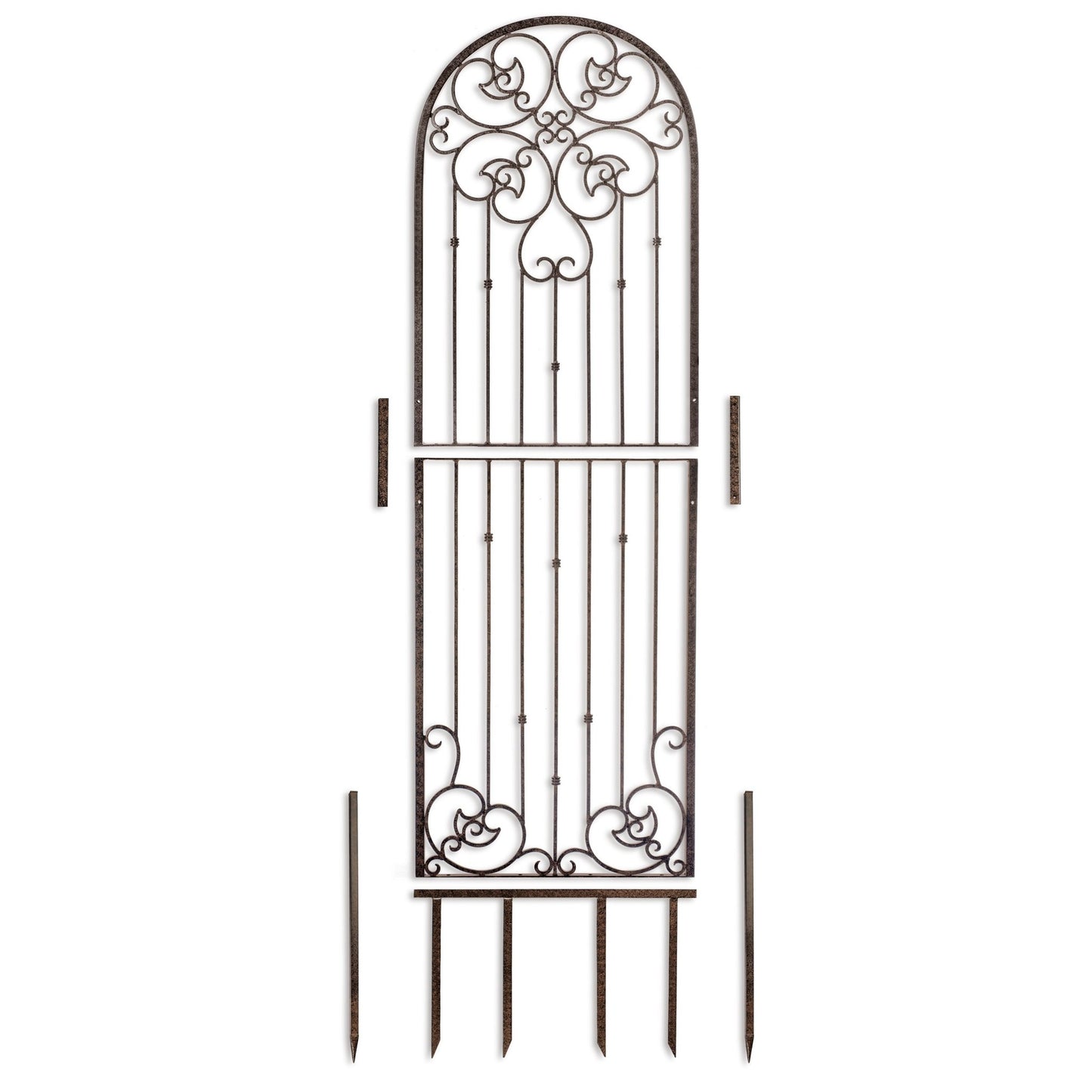 H Potter Trellis 8 ft Wrought Iron Ornamental Metal Garden