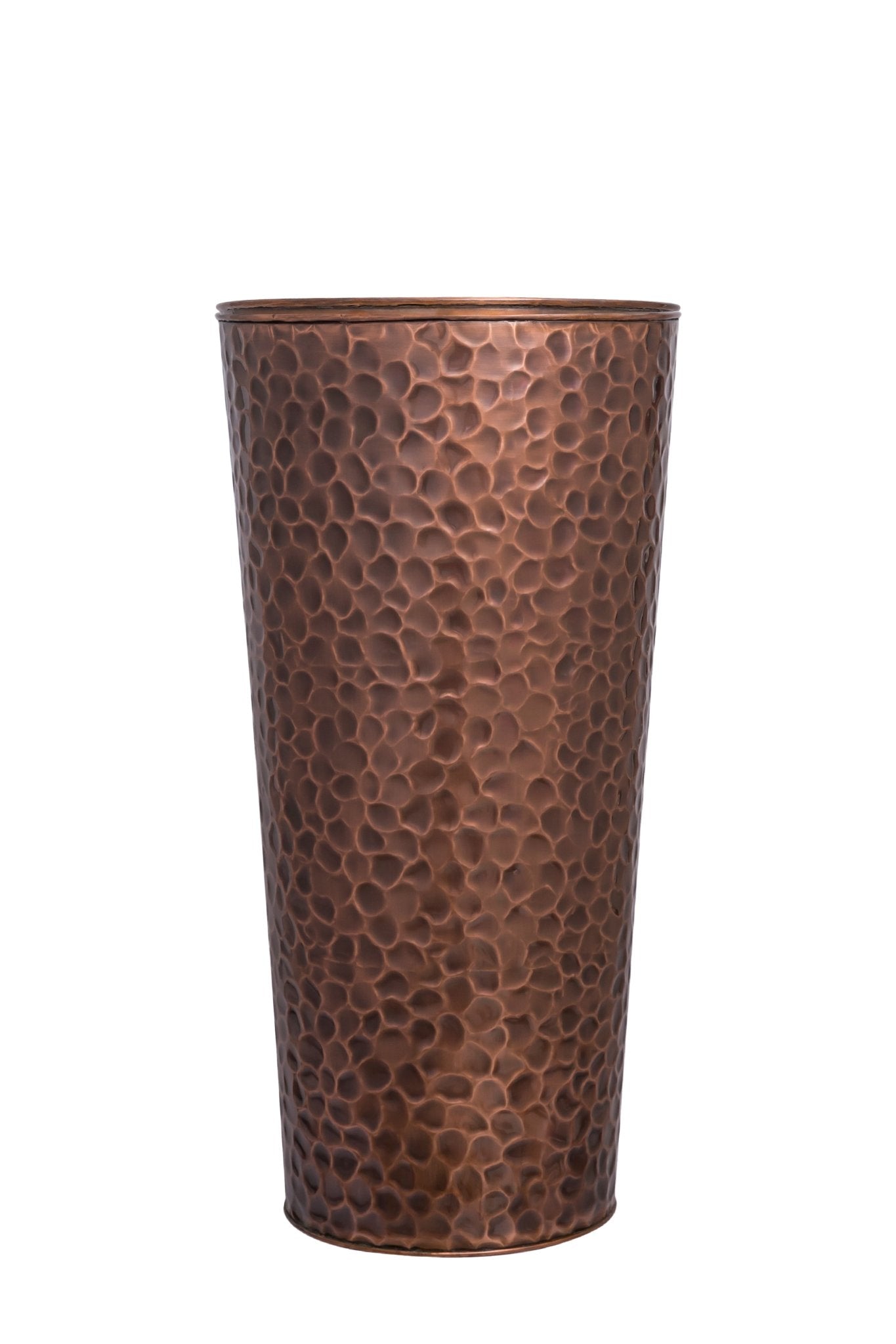 H Potter Planter Set of 2 Copper Handmade Decorative Indoor Outdoor Garden Flower Container for Entryway Front Door Decor