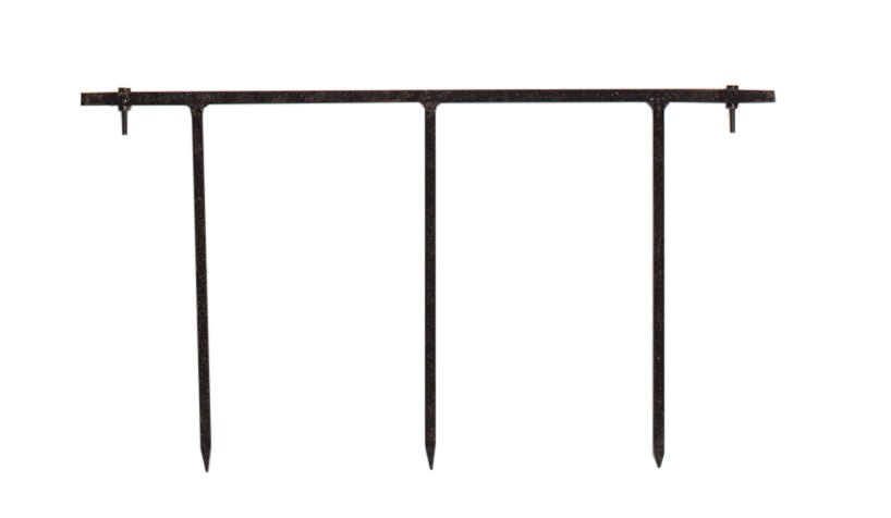 H Potter 5.5 Foot Tall Garden Flower Trellis Wrought Iron Patio & Wall Decor