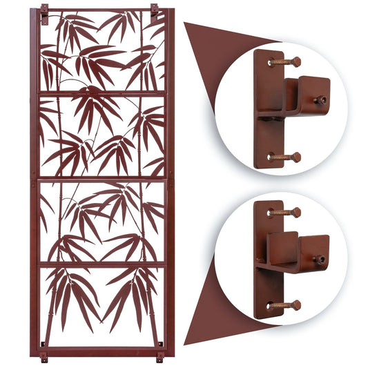 H Potter Wall Trellis Privacy Screen with Wall Brackets