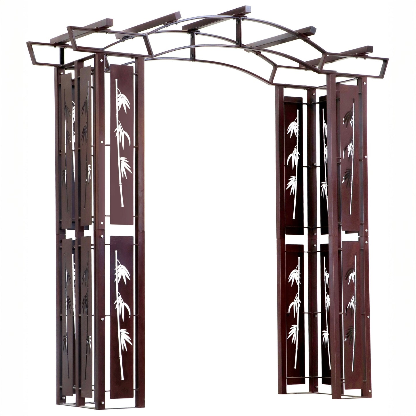 Large Heavy Duty Garden Arbor Trellis Arch Iron by H Potter