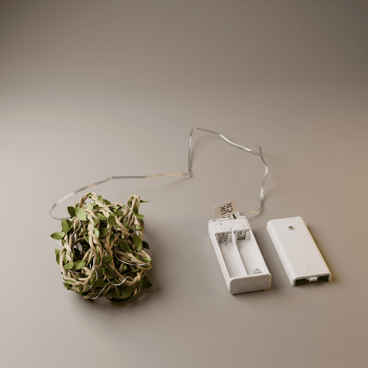 H Potter Leaf Twine Lights – Battery with Timer - Indoor String Lights