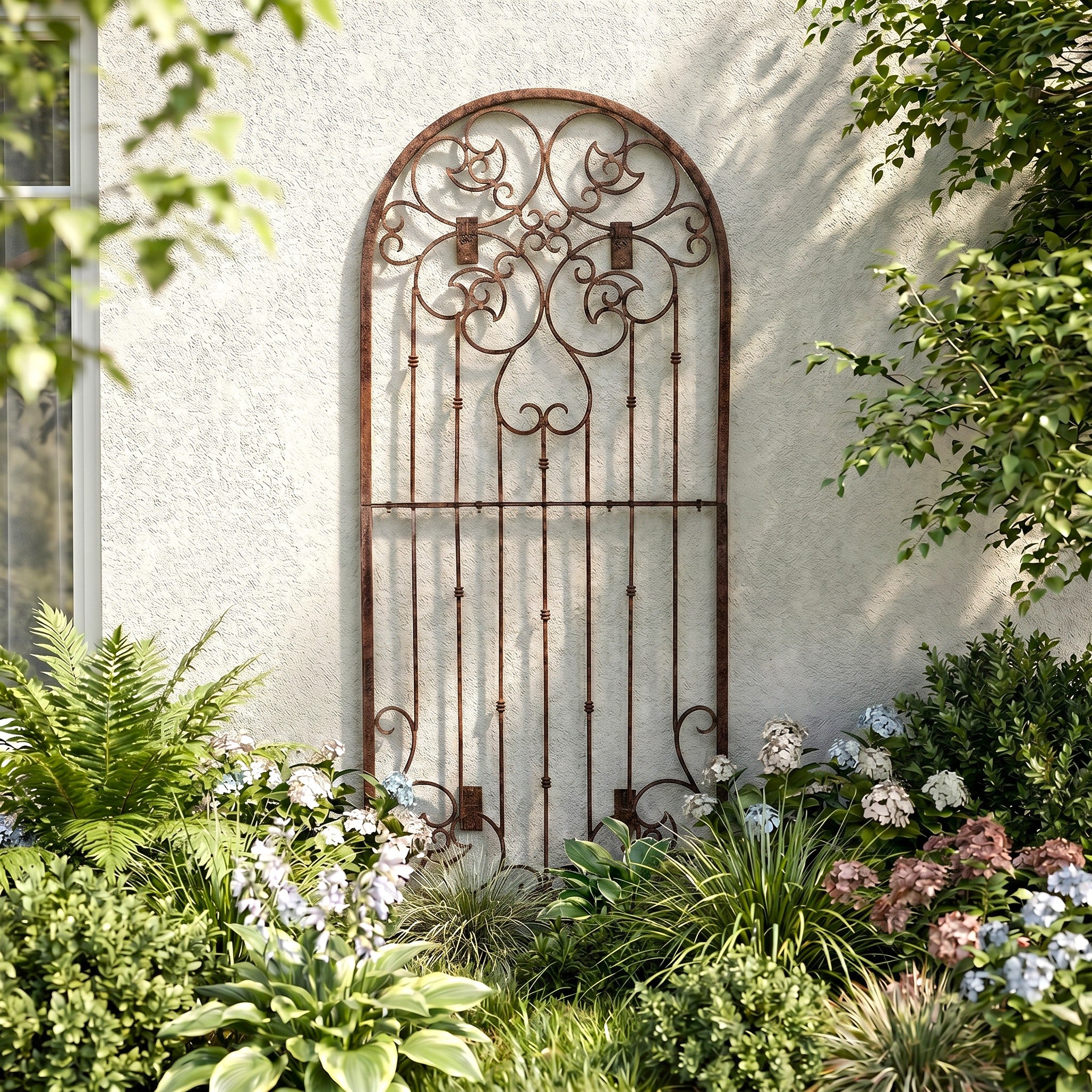 H Potter Legacy Wall Trellis – 6 Ft Tall Iron Garden Screen