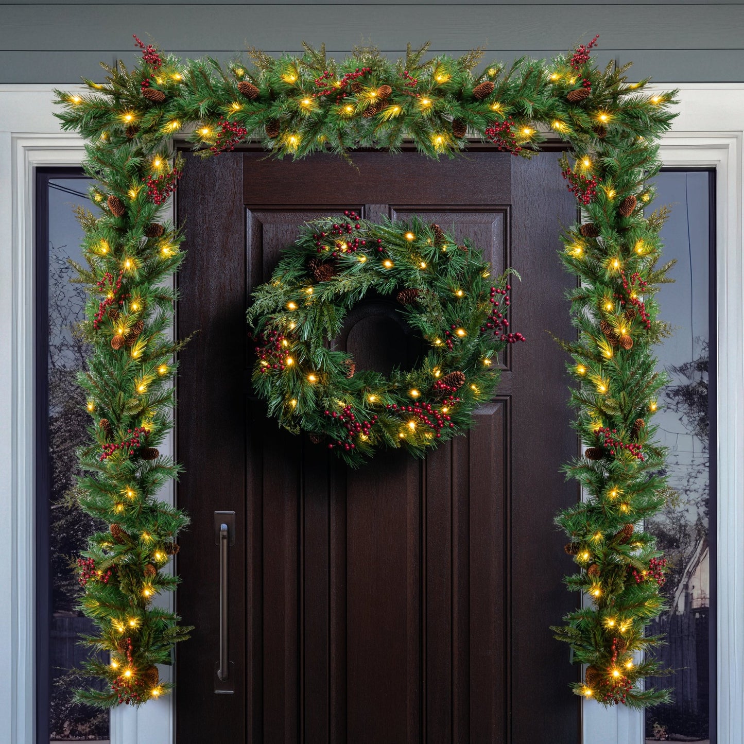 H Potter - Faux Sierra Evergreen Garland