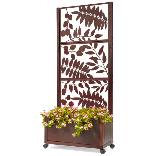 H Potter Trellis Planter Outdoor Indoor Privacy Screen Patio Deck Balcony