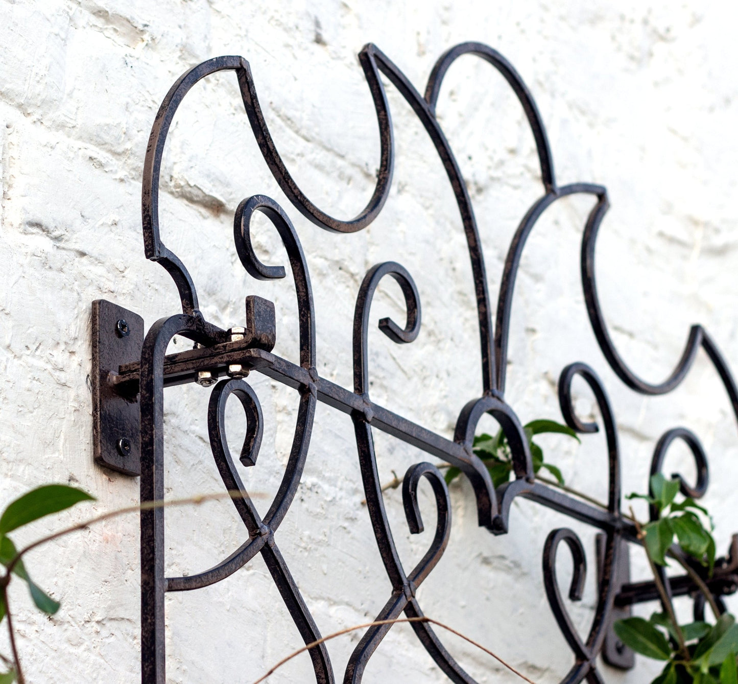 H Potter Trellis Wrought Iron Large Metal Ornamental Yard Art Wall Art & Brackets