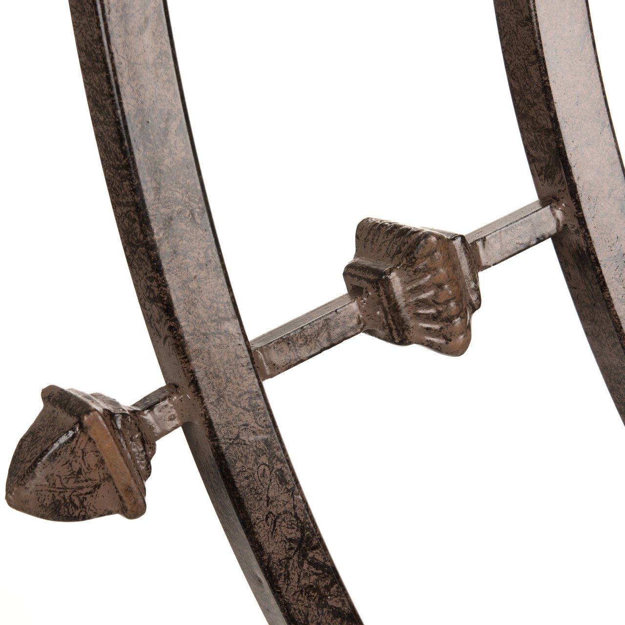 Decorative joint detail on H Potter round metal garden trellis GAR579