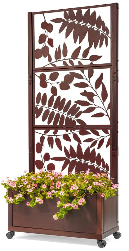 H Potter Trellis Planter Outdoor Indoor Privacy Screen Patio Deck Balcony Landscaping Yard Art Wedding Room Divider Mom Gift