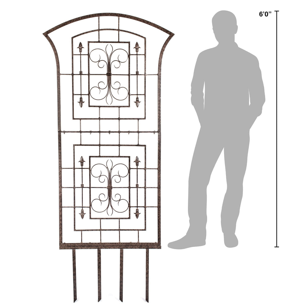 Curated visual reference: Twisted Metal Trellis Reference: H Potter Metal Trellis