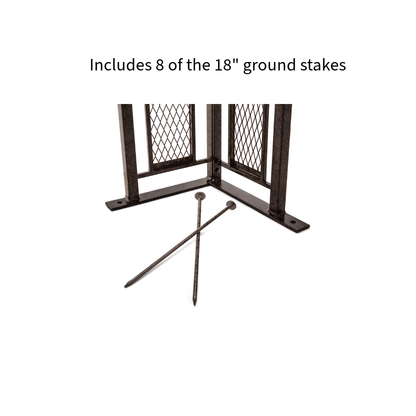 Detail of H Potter GAR141 arbor foot plate with mounting hole and powder-coat finish