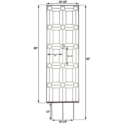 H Potter Diamond Wall Trellis Set of 3 and Wall Brackets
