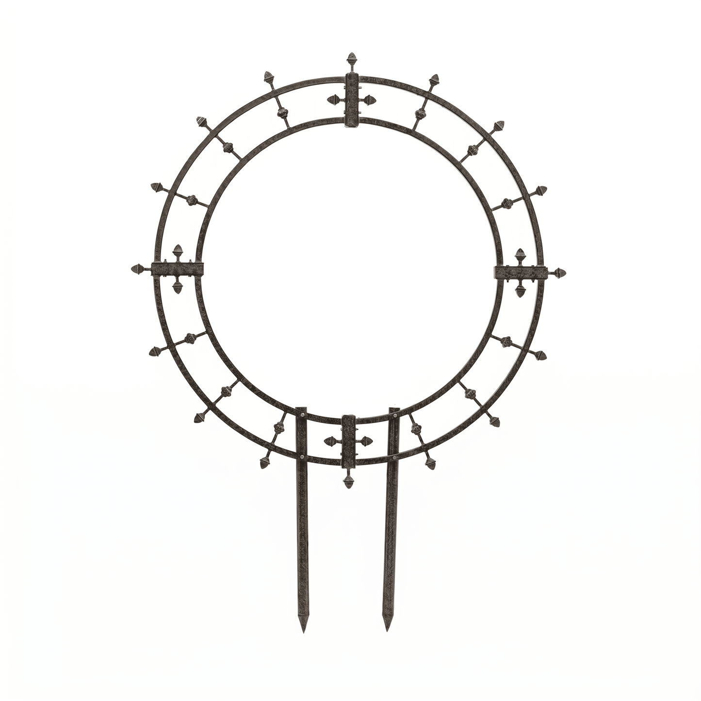 H Potter Round Metal Garden Trellis – Large Decorative Trellis for Climbing Plants