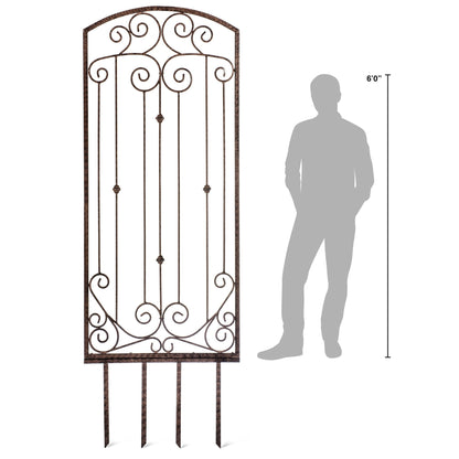 Dimensions with gray figure for scale; fits balconies; check HOA rules; anchors suited to Arizona masonry