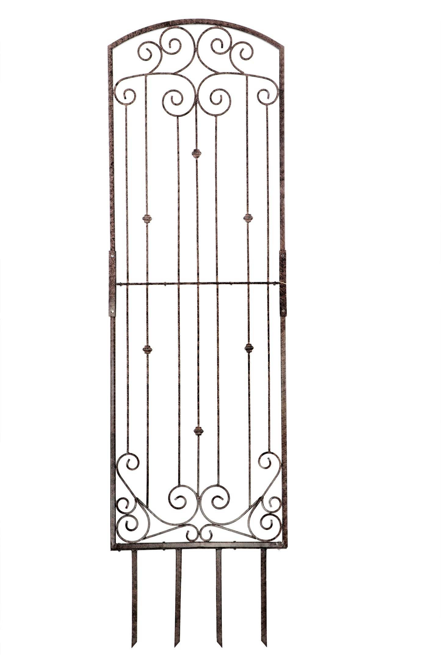 large 8 foot tall metal garden trellis 