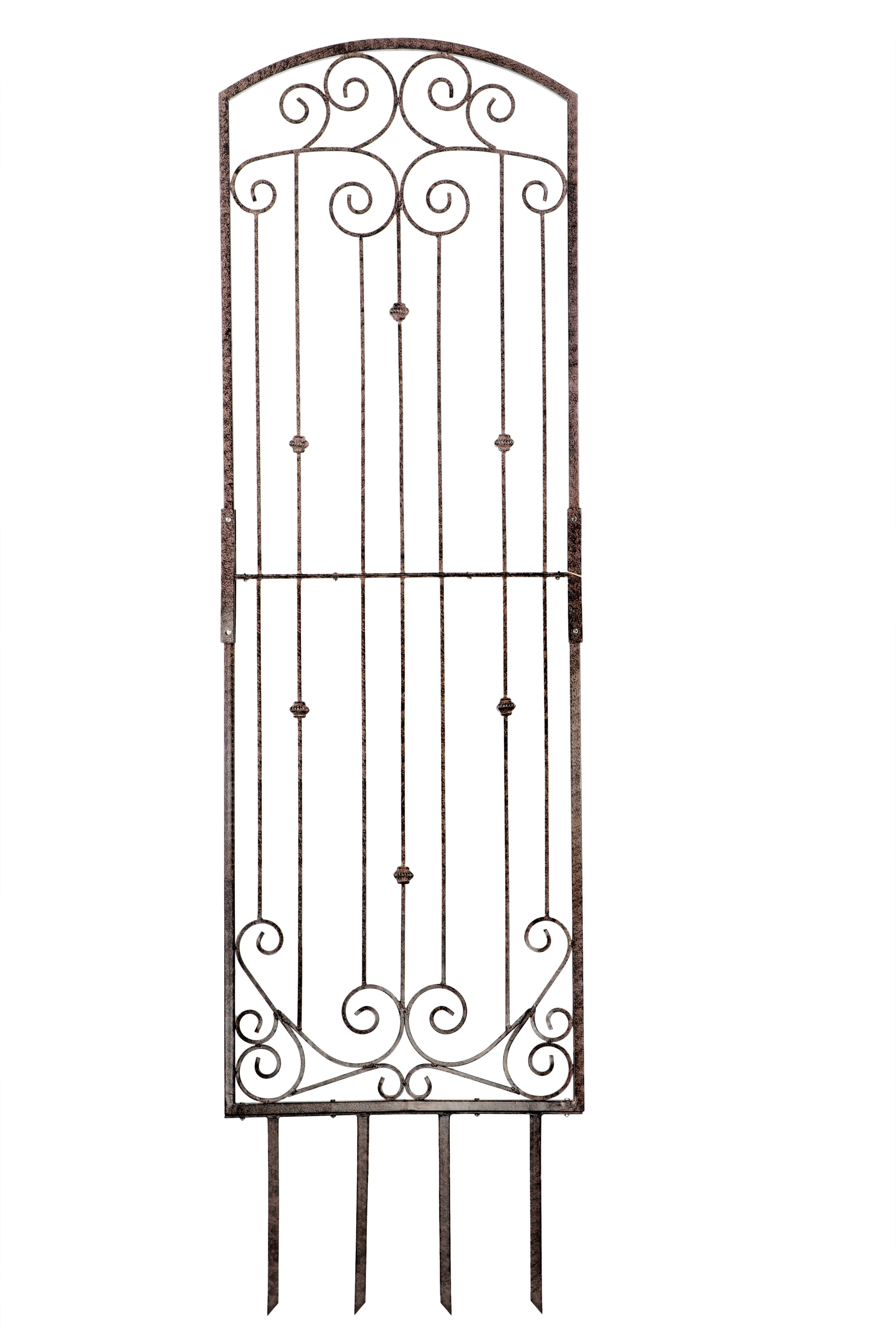 large 8 foot tall metal garden trellis 