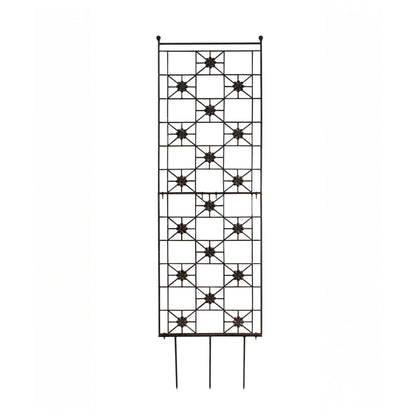 H Potter Garden Flower Trellis Wrought Iron Patio & Wall Decor - H Potter
