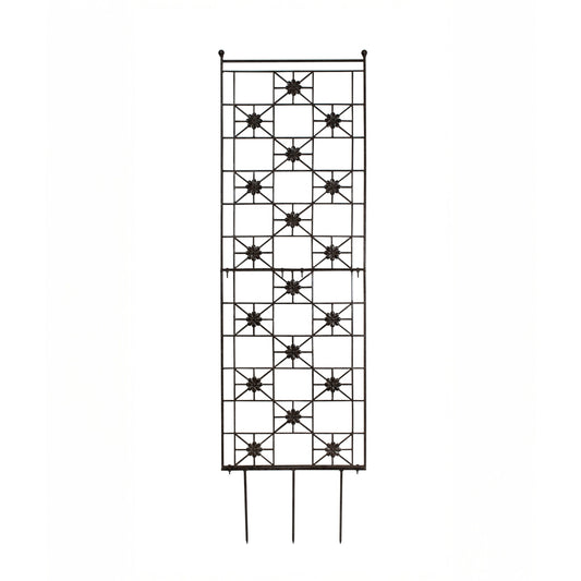 H Potter Garden Flower Trellis Wrought Iron Patio & Wall Decor - H Potter