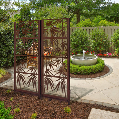 Seattle garden bed — trellis screen stakes steady the panels in wet soils; good drainage prevents pooling.