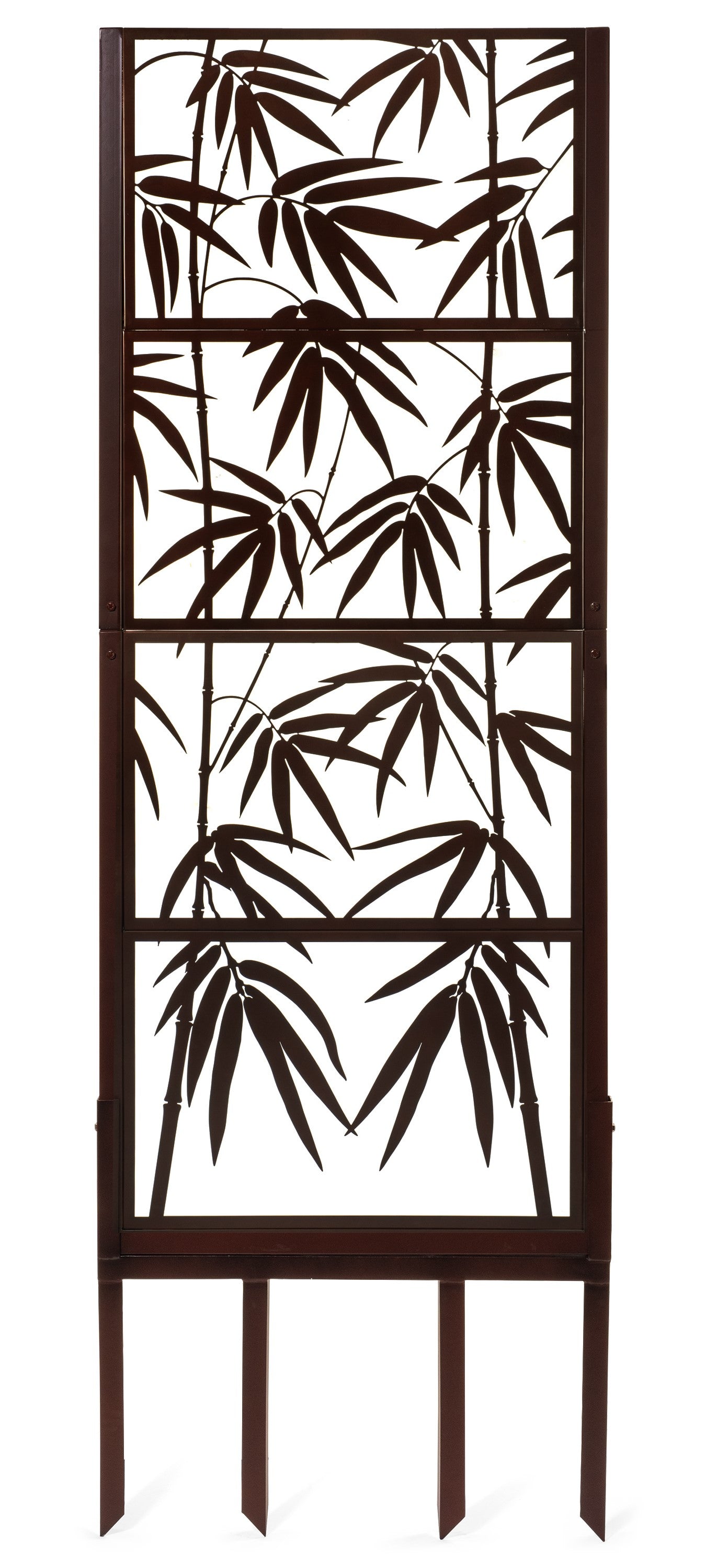 H Potter Garden Trellis Screen Privacy for Patio Deck Balcony with Ground Spikes