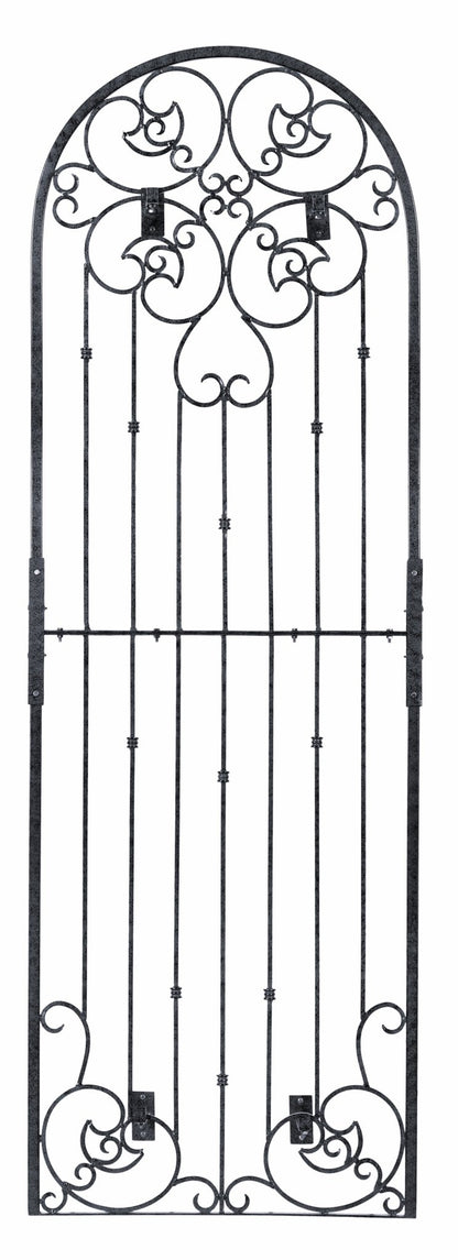 H Potter Garden Trellis Wrought Iron Heavy Scroll Metal Decoration Landscape Backyard Yard Art Structure for Climbing Plants