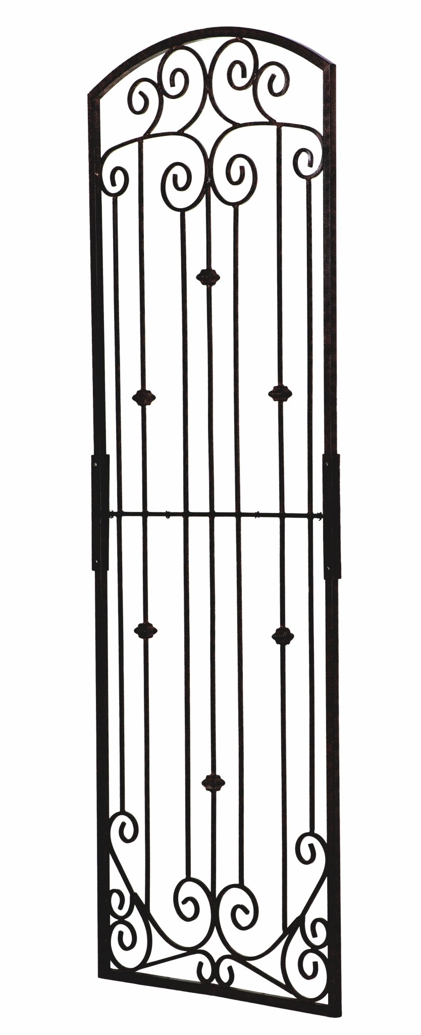 H Potter 8 Foot Wrought Iron Garden Trellis Metal Wall Screen - H Potter