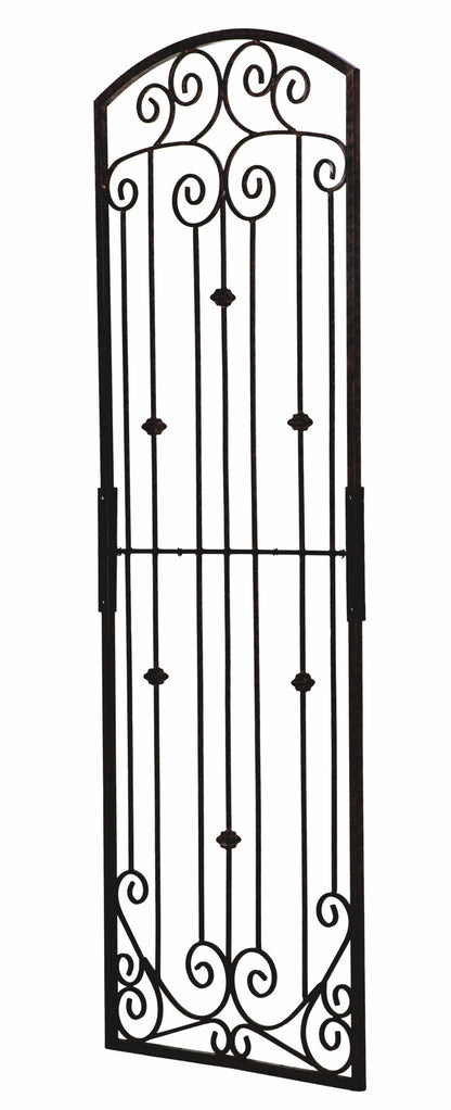 H Potter 8 Foot Wrought Iron Garden Trellis Metal Wall Screen - H Potter