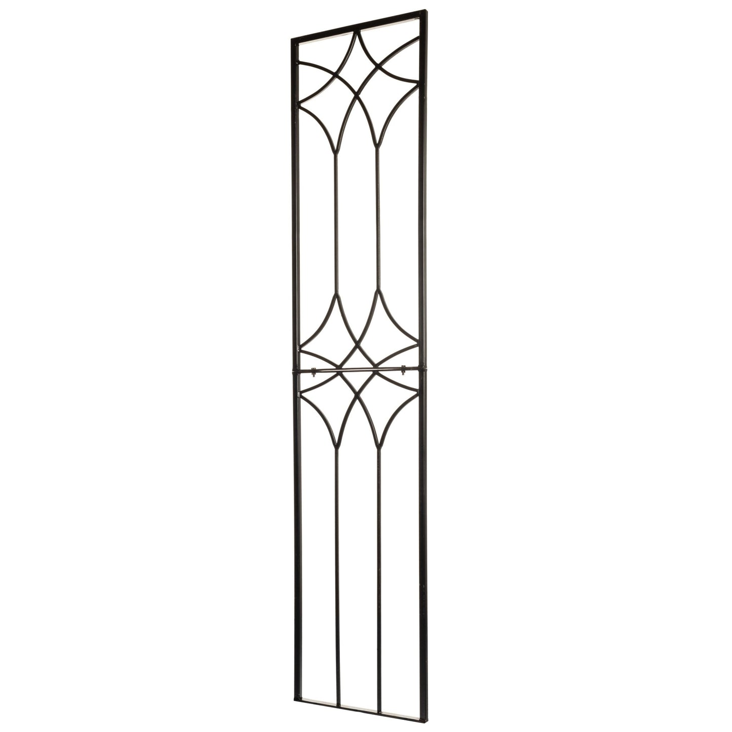 H Potter Tall Garden Trellises in Black Finish Set of 3 Metal Yard Art