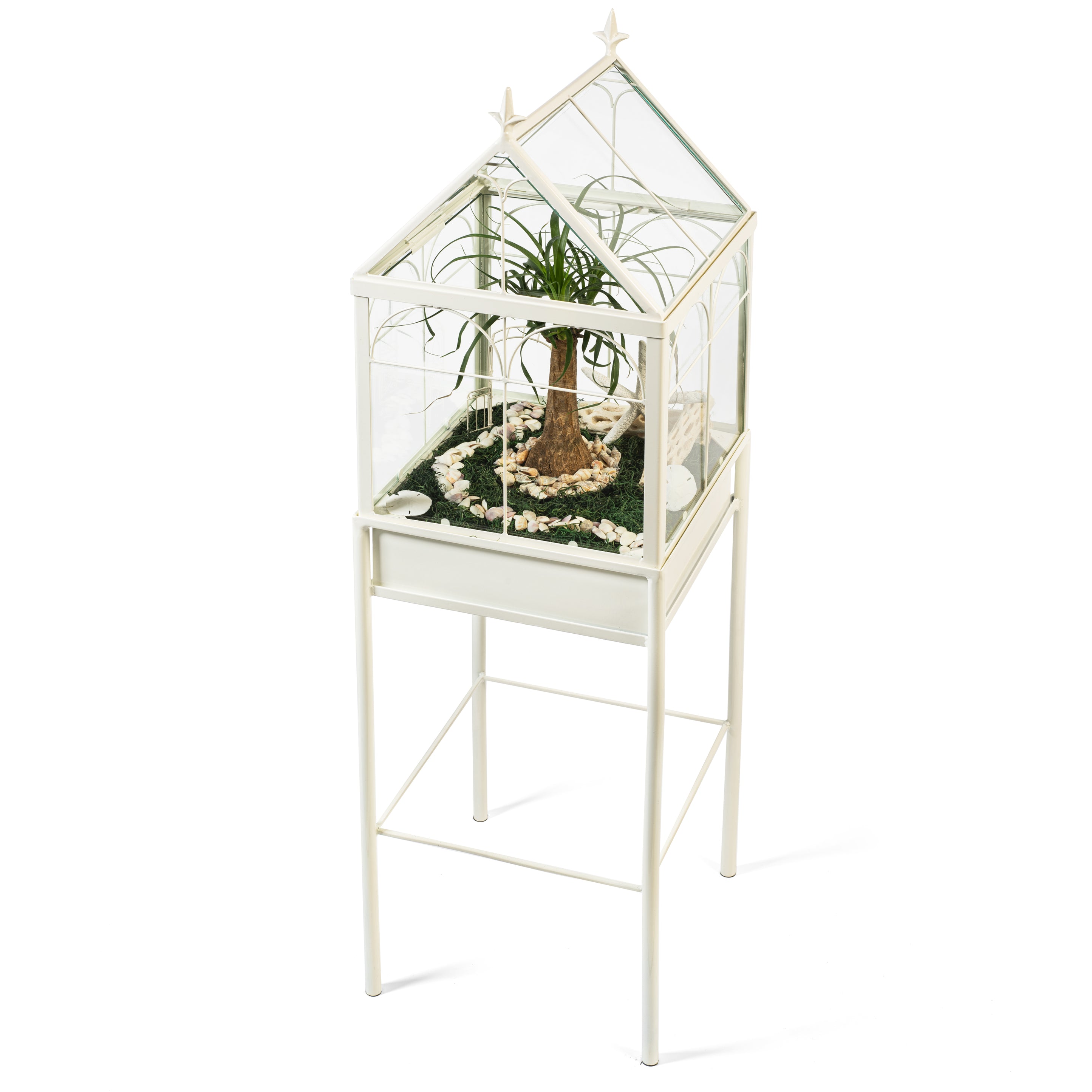 H Potter Large Wardian Case Metal Freestanding Terrarium