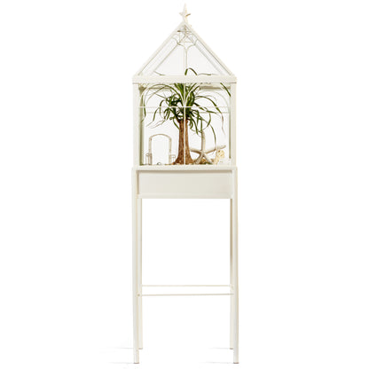 H Potter Square Freestanding Wardian Case Terrarium - Glass Plant Container - Tall Orchids Christmas Valentine Mothers Day