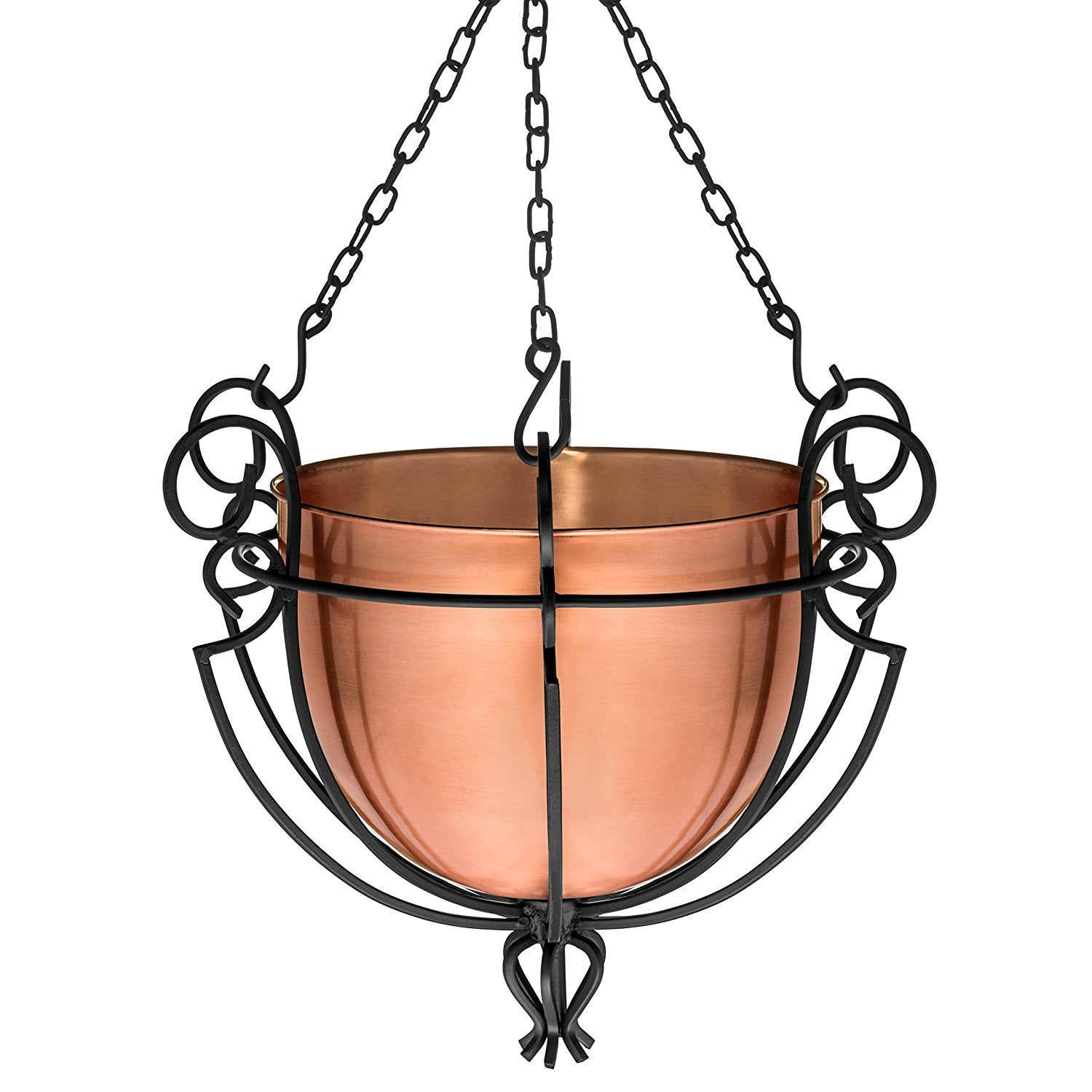 H Potter Hanging Planter Basket for Garden, Patio, Decks