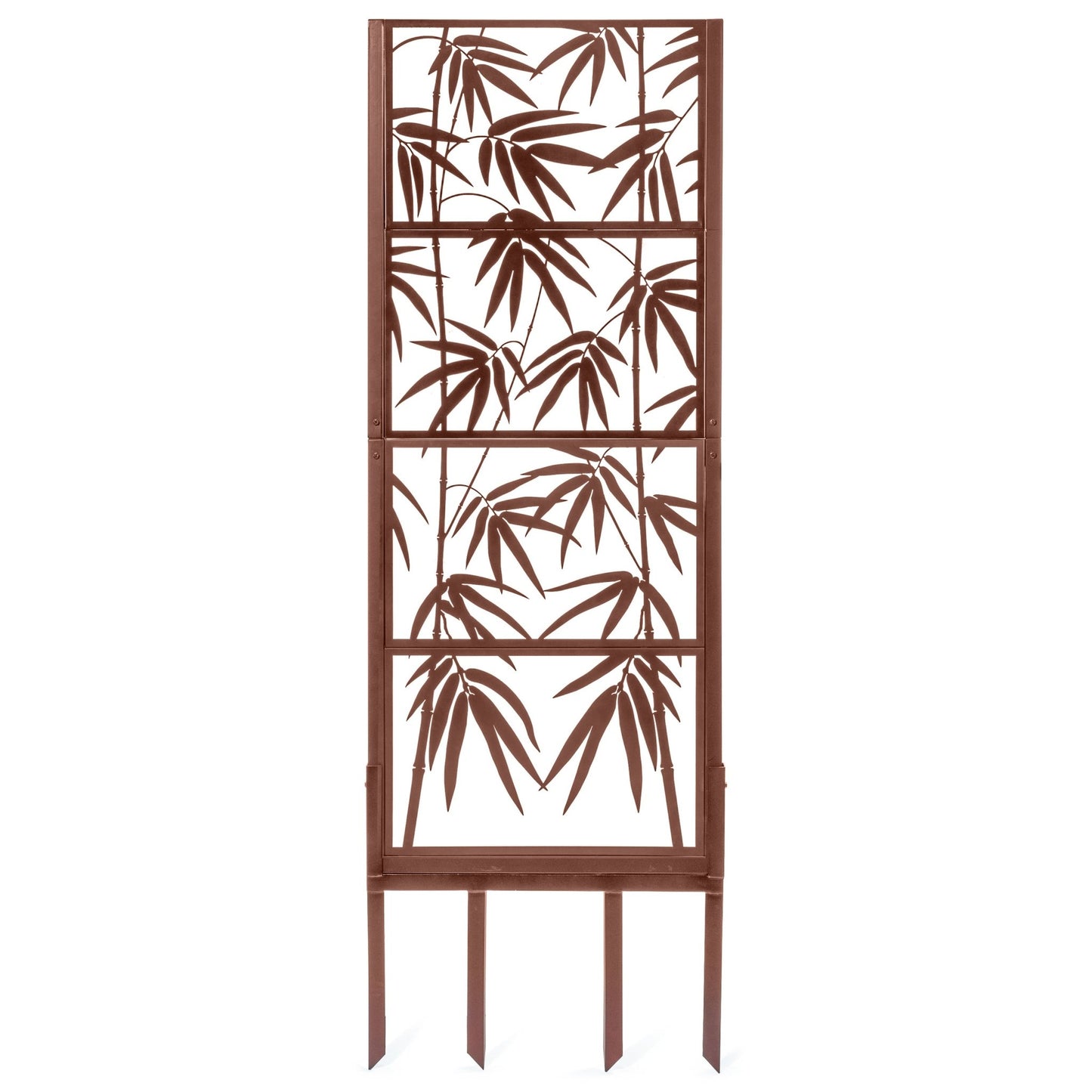 H Potter Garden Trellis Screen Privacy for Patio Deck Balcony with Ground Spikes