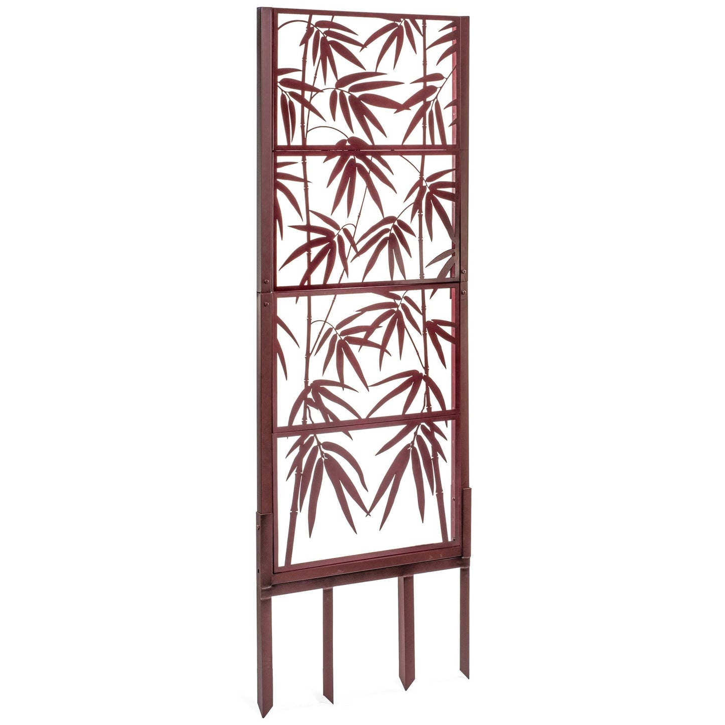 H Potter Garden Trellis Screen Privacy for Patio Deck Balcony with Ground Spikes