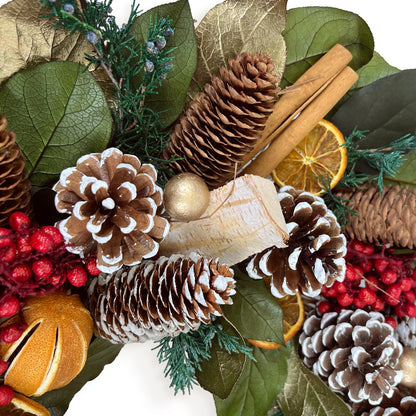 H Potter - Preserved Spiced Cottage Wreath