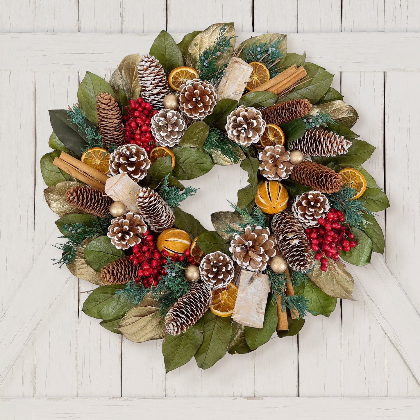 H Potter - Preserved Spiced Cottage Wreath