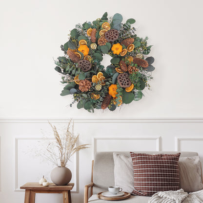 H Potter - Preserved Autumn Orchard Wreath