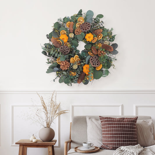 H Potter - Preserved Autumn Orchard Wreath