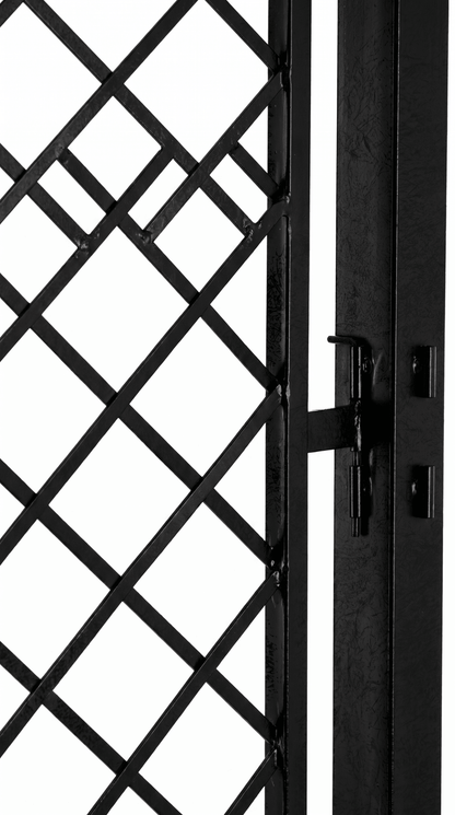 H Potter Trellis Set of 2 – Savannah Black Finish - Iron Garden Screens
