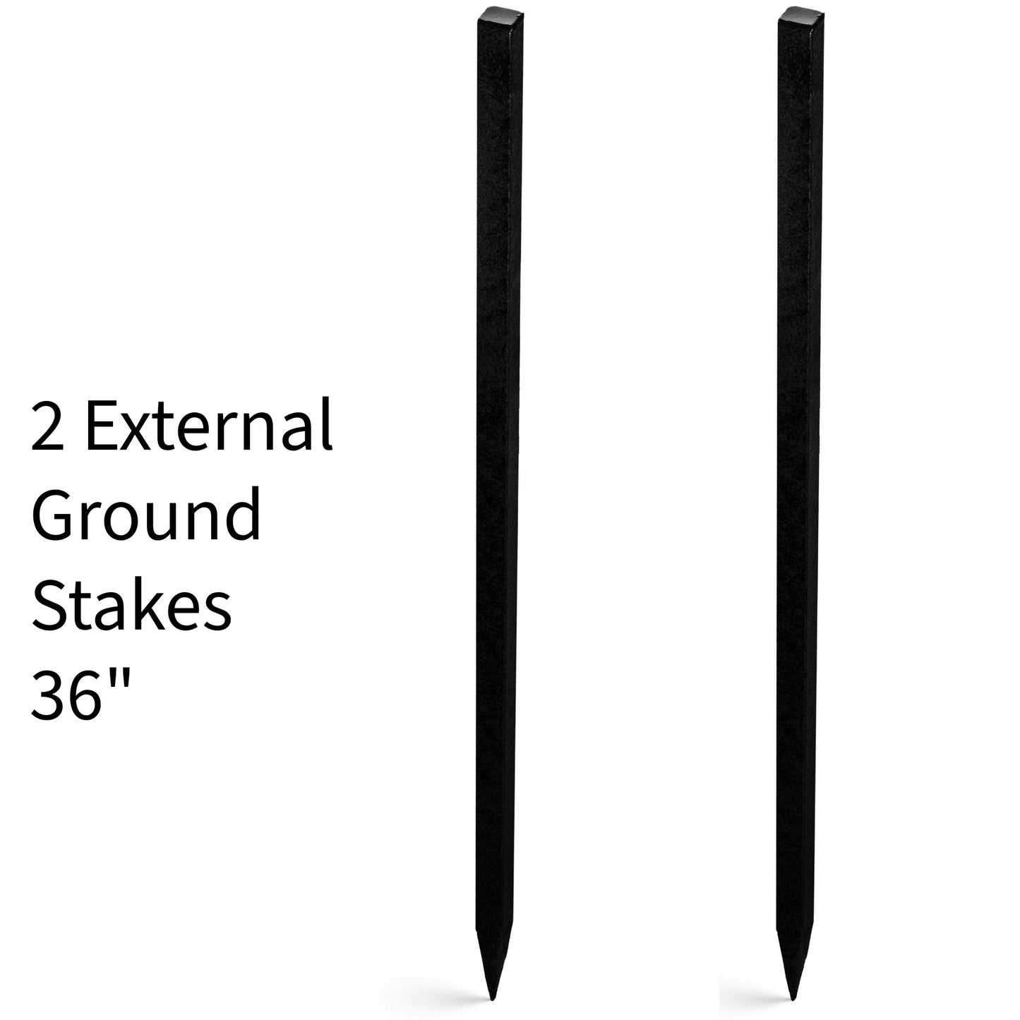 H Potter Trellis Tall Black Garden Screen - Extra Large Metal Patio Screen