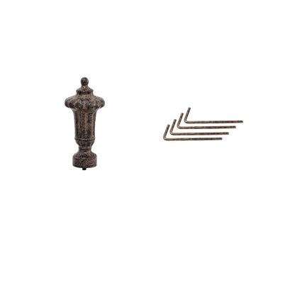 finial and hinge pins