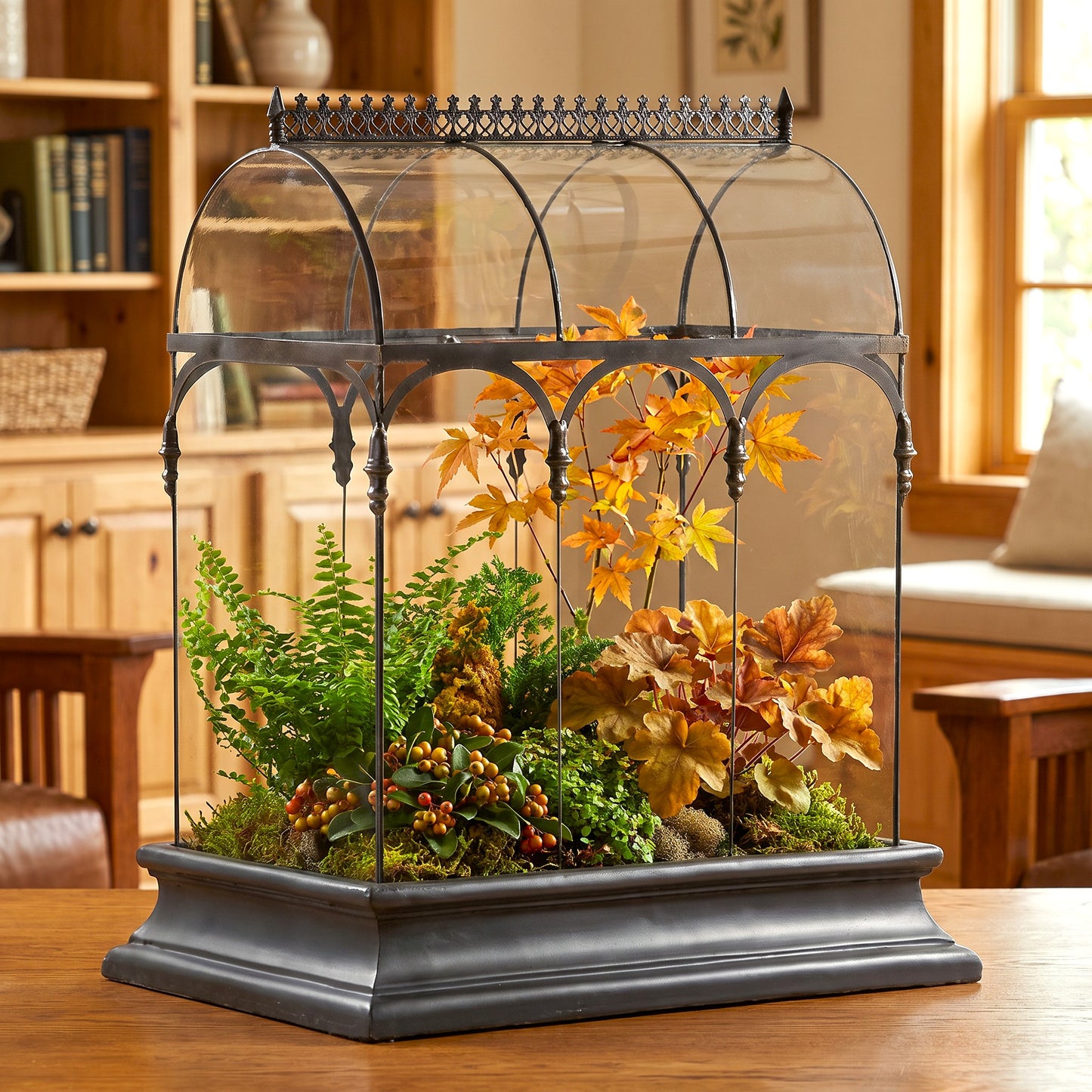 H Potter Barrel Vault Glass Terrarium – Large Indoor Wardian Case