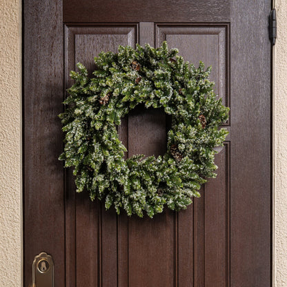 H Potter - Faux Frosted Pine Wreath
