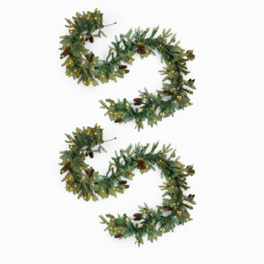 H Potter - Faux Starlit Hollow Set of Two Garland