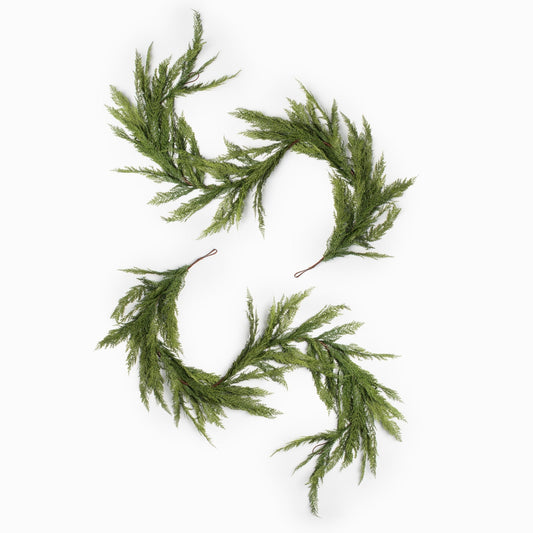 H Potter - Faux Wilder Pine & Cedar Set of Two Garland