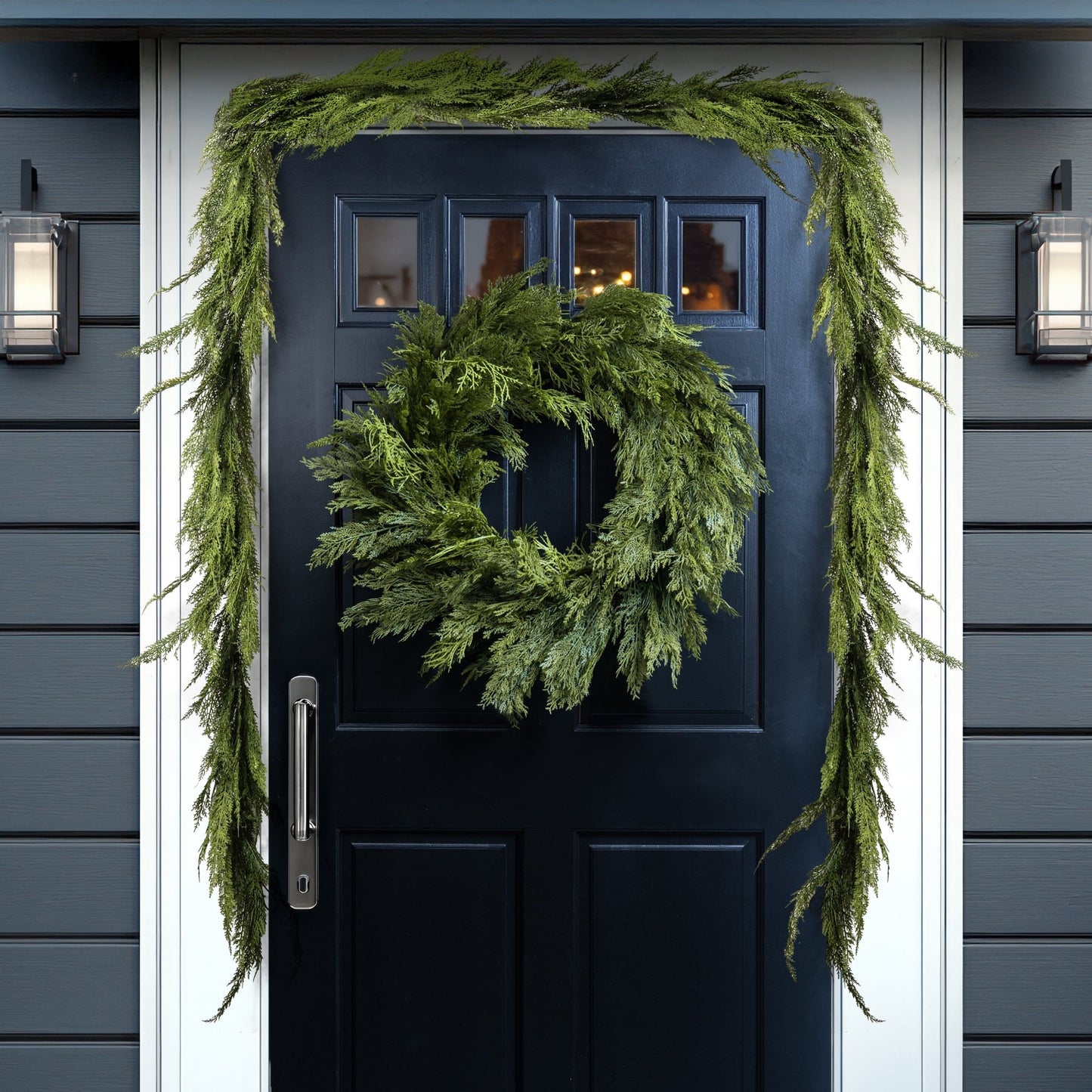 H Potter - Faux Cedar Creek Set of Two Garland