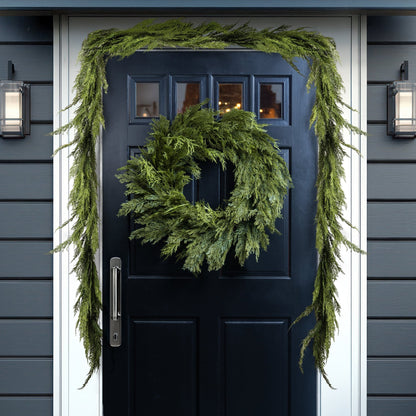 H Potter - Faux Cedar Creek Set of Two Garland