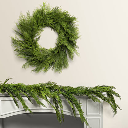 H Potter - Faux Cedar Creek Set of Two Garland