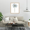 Daisy Botanical Fine Art Print by H Potter Blue